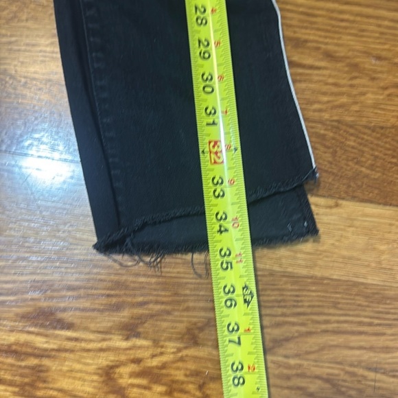 Mother Insider Crop Step Fray Guilty Racer Jeans Size 26 - Picture 13 of 16